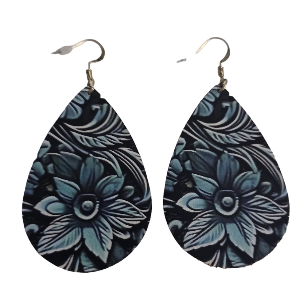 Bohemian Western Floral Vintage Style Dangle Droplet Earrings